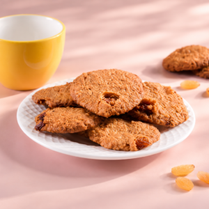 Wholewheat & Oats Cinnamon Jaggery cookies