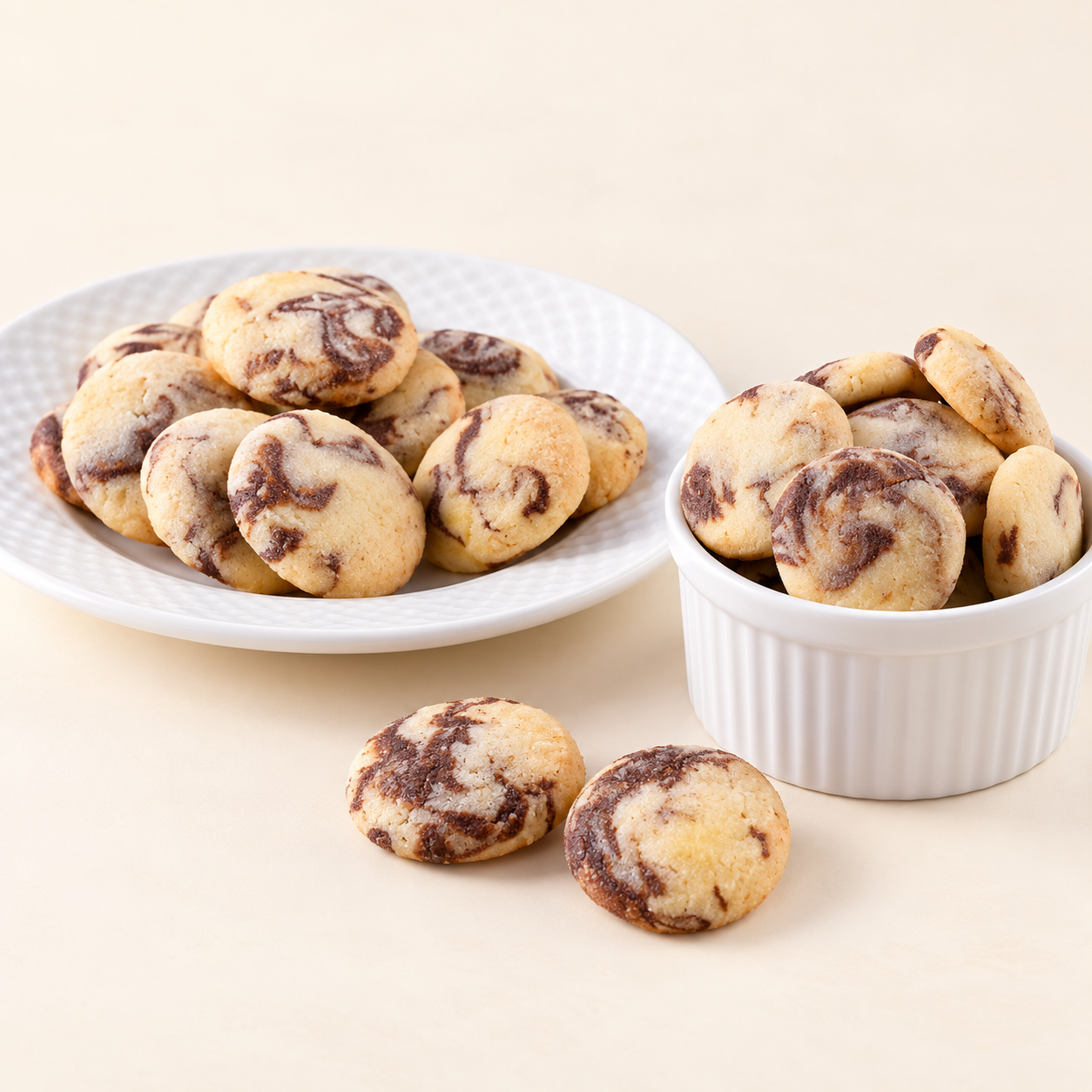 Butter Marble Cookies