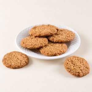 Millets Without Oats Coconut Cookies (Made With Ghee & Gur )