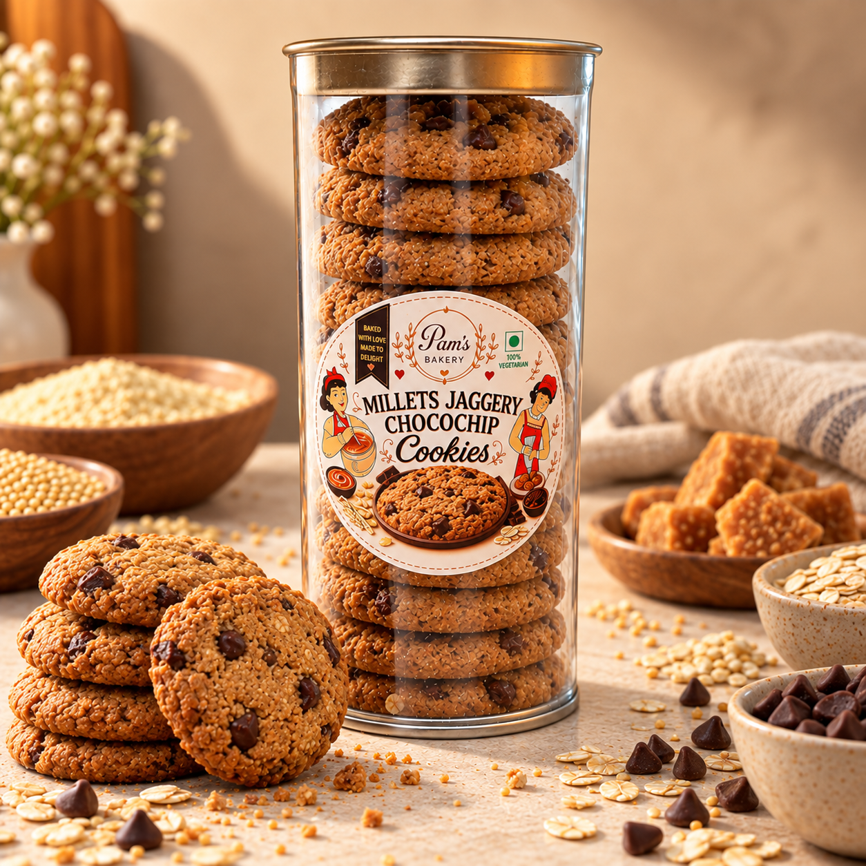 Millets Jaggery Chocochip - Image 3