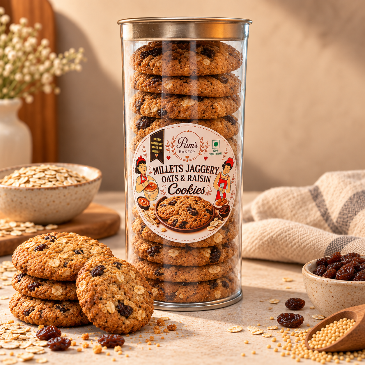 Millets Jaggery Oats & Dates - Image 3